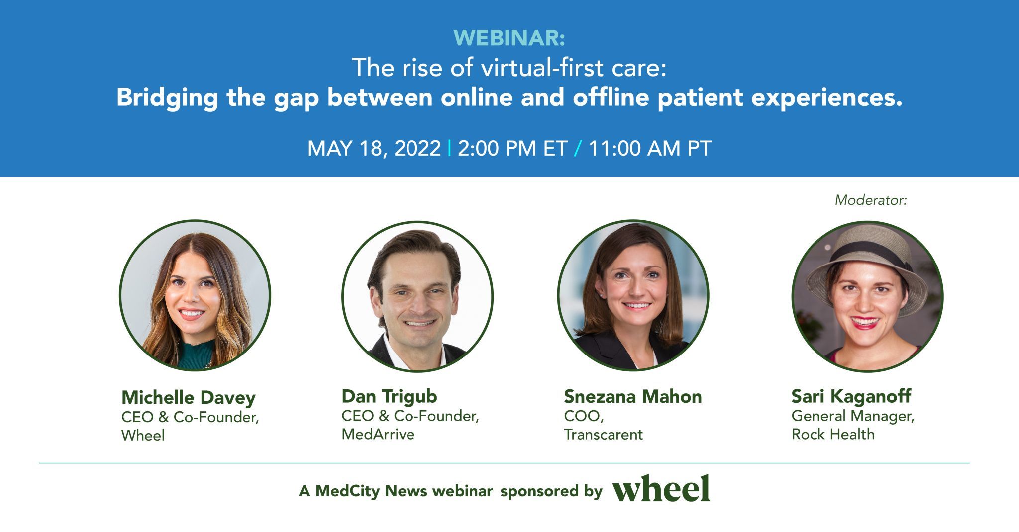 Webinar: The rise of virtual-first care: Bridging the gap between online and offline patient experiences.
